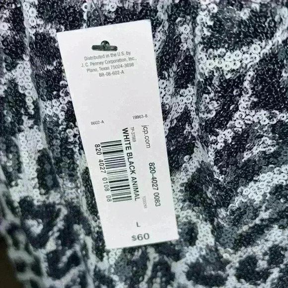 Worthington Leopard Sequins Skirt - Picture 5 of 7